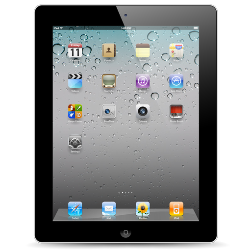 Ipad Png Image (white, silver, black, gray)