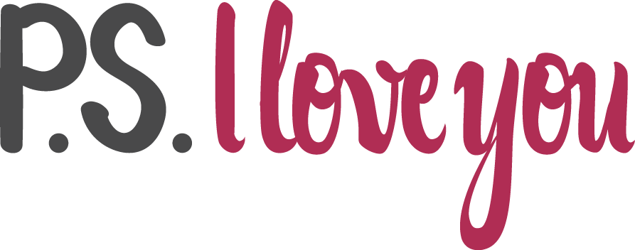 P.S. I Love You Png Picture (white, indigo, purple)