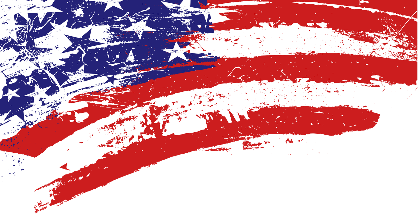 Usa Png File (black, red, white)