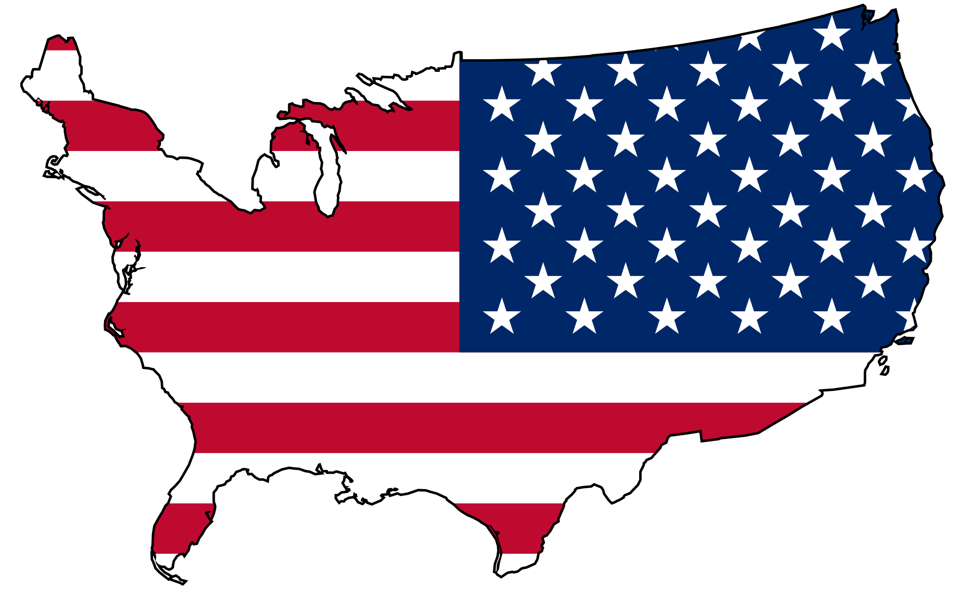 Usa Transparent Background (navy, maroon, chocolate, white)