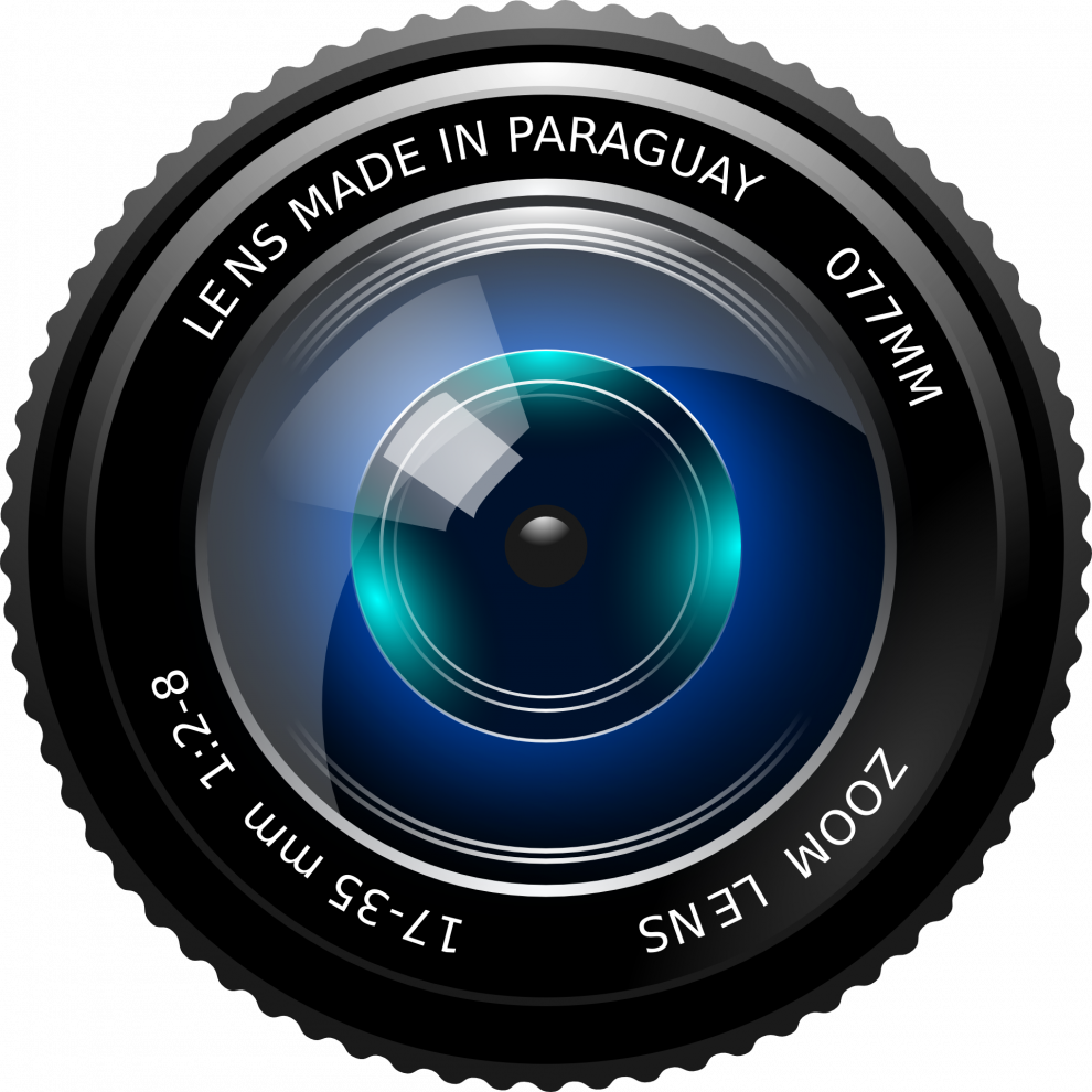 Dslr Camera Lens Png Image (black)