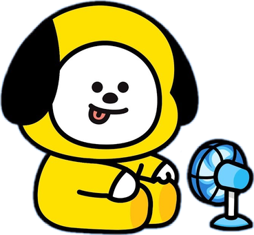 Bt21 Character Png File (white, black, gold)