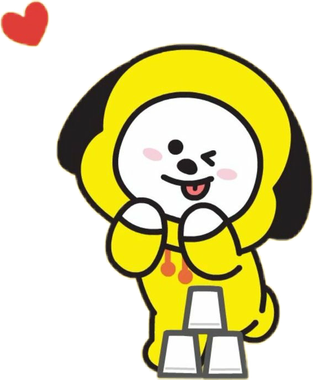 Bt21 Character Png Photos (white, black, yellow)