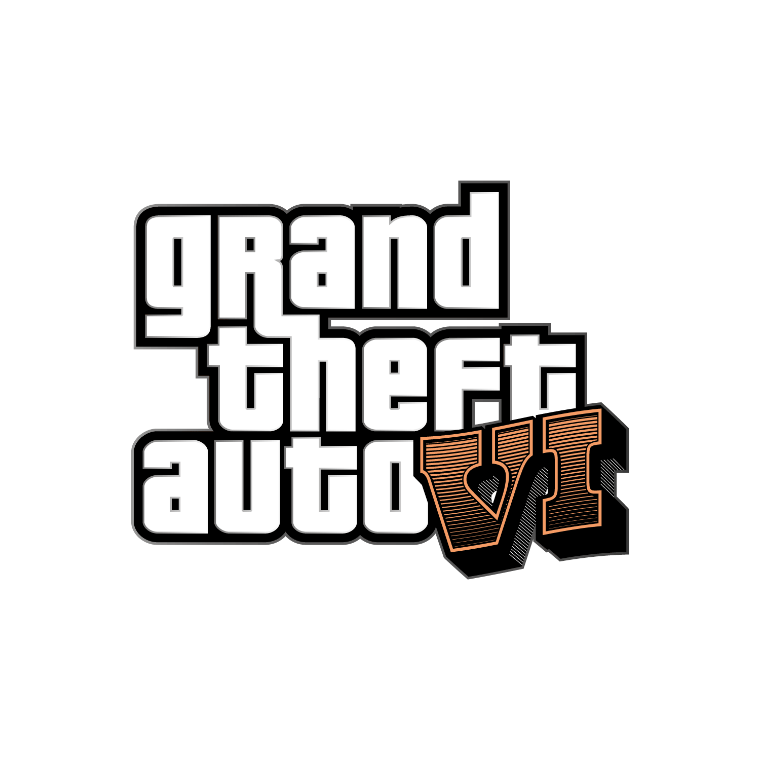 Gta 6 Rockstar Games Png Photo (black, silver, lavender, white)