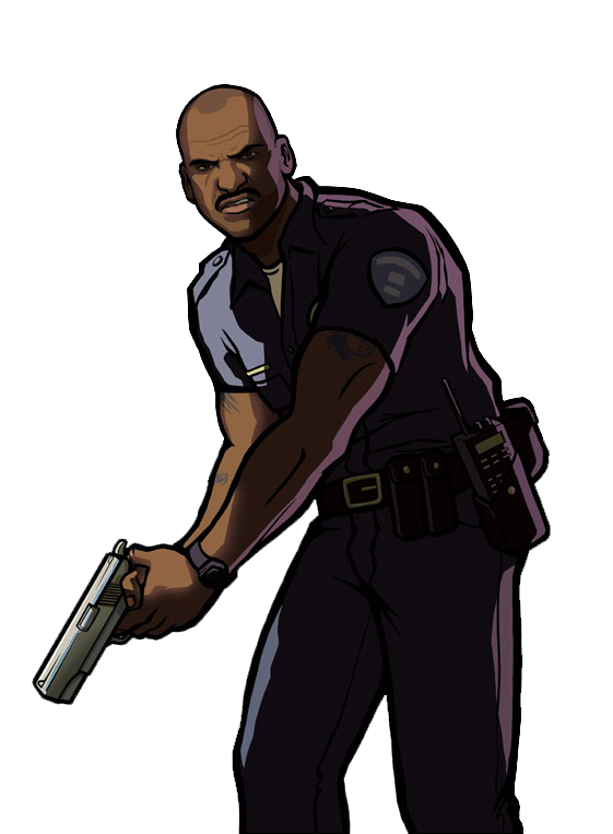 Gta Characters Png Clipart (black)