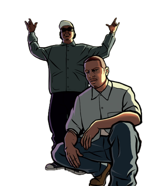 Gta Characters Png Transparent (beige, black, gray, white)