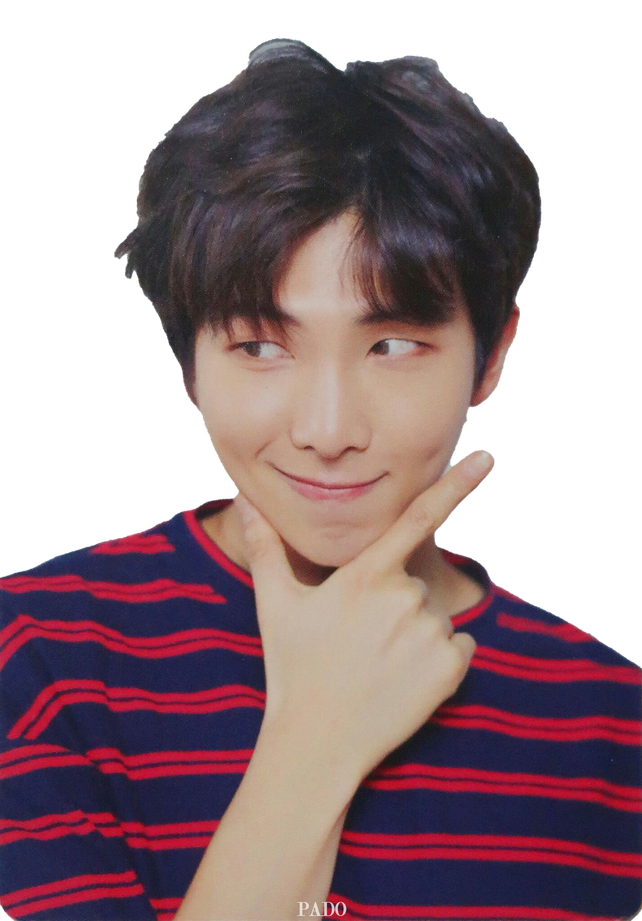 Bts Namjoon Png Transparent Image (black, navy, silver)