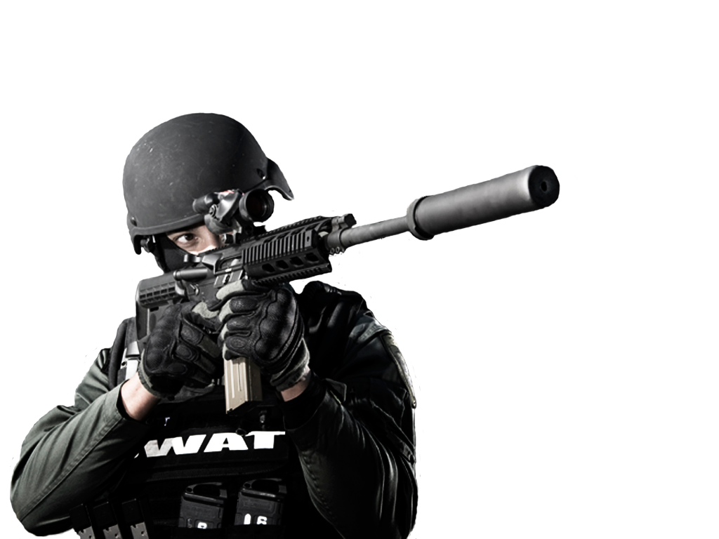 Swat Png Image (black, white)