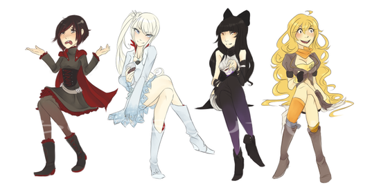 Rwby Png Hd Isolated (black, white)