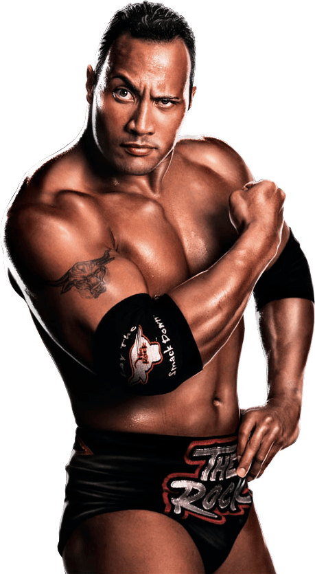 Wwe The Rock Png Pic (black, gray)