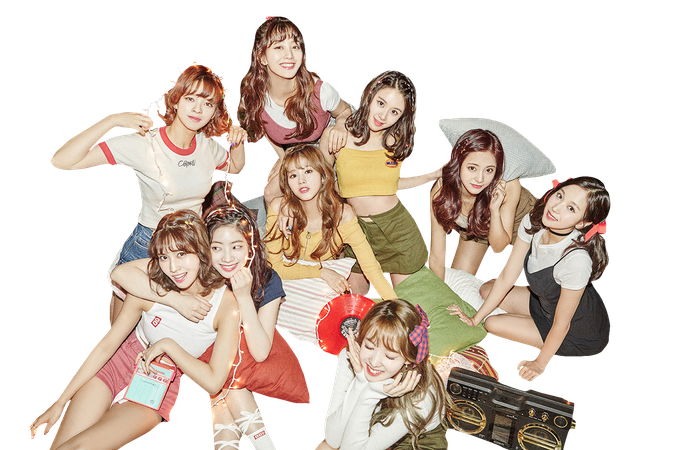 Twice Png Hd (silver, black, pink, beige)