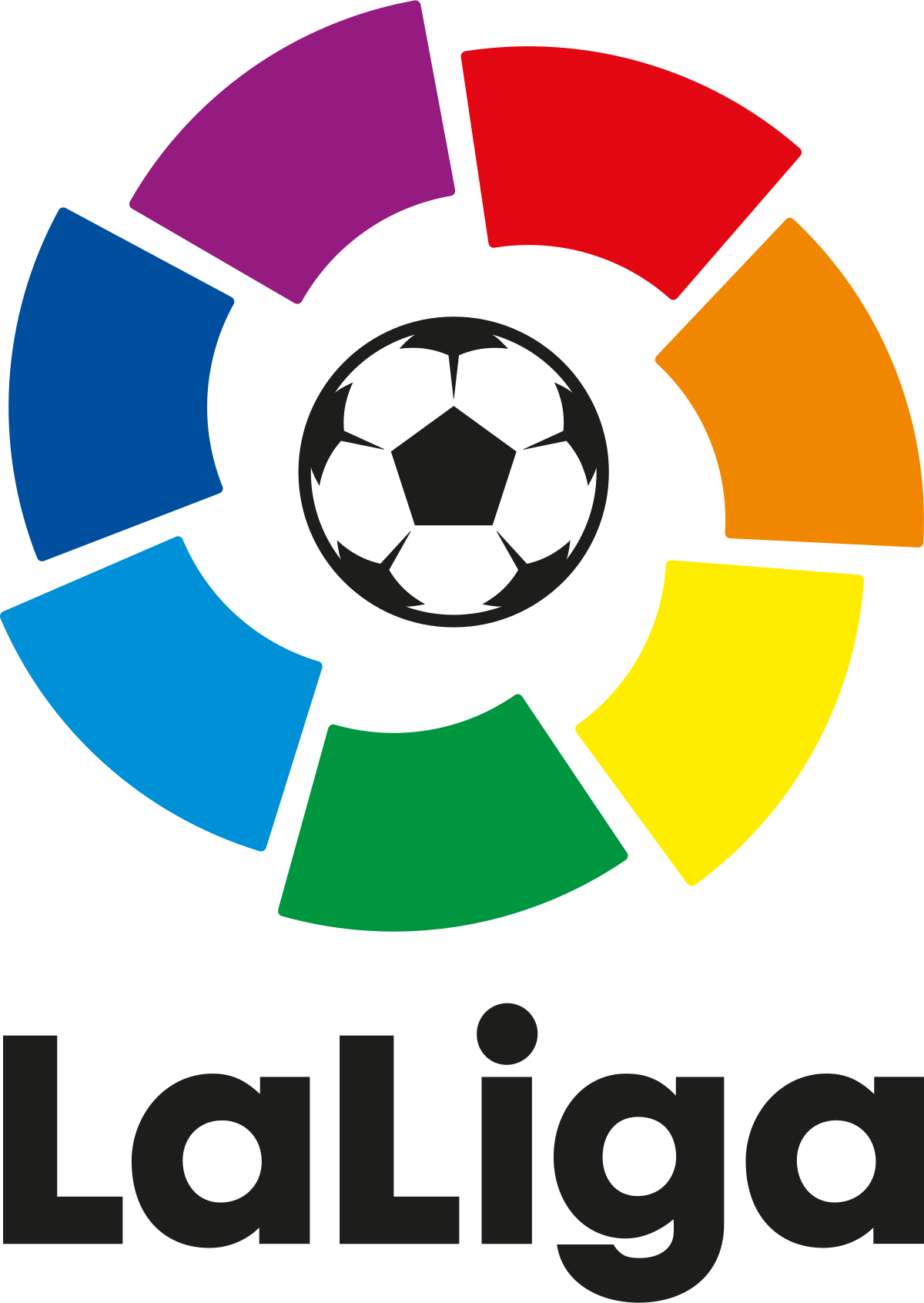 Laliga Png Image (purple, black, green, teal, orange)