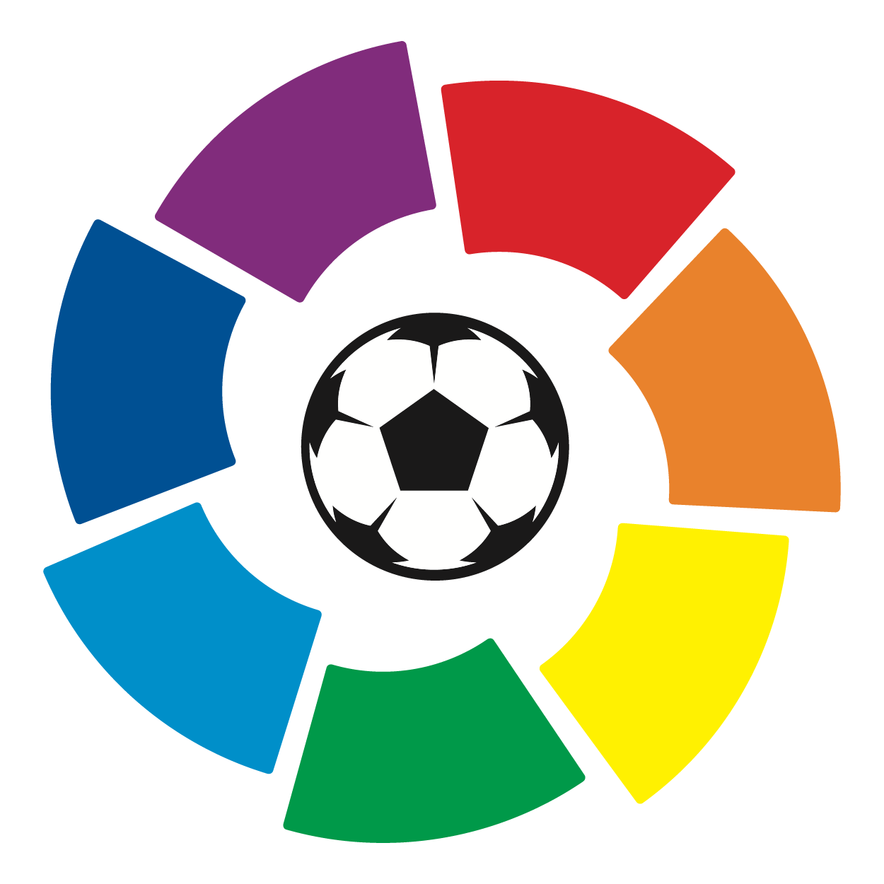 Laliga Png Photo (yellow, chocolate, purple, white, teal)