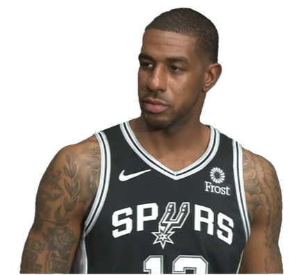 Lamarcus Aldridge Png File (white, black)