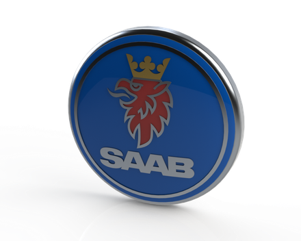 Saab Logo Png Hd (black, lavender, white)