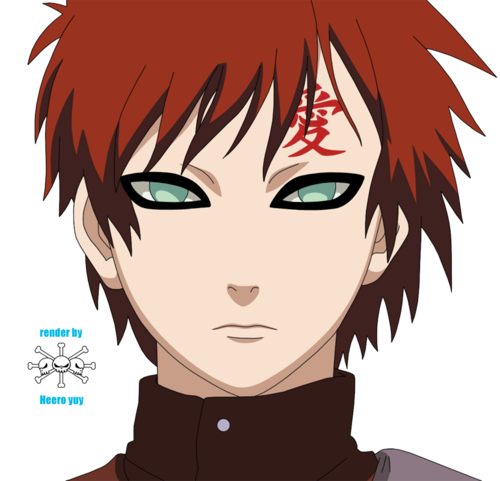 Gaara Naruto Png Clipart (black, maroon, beige)