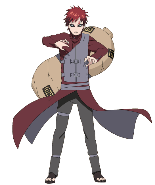 Gaara Naruto Png Transparent (black, purple, gray, silver)