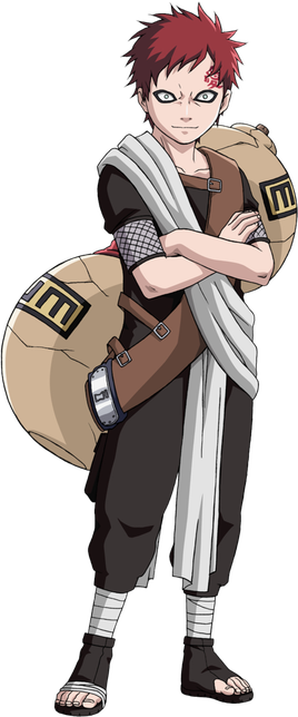 Gaara Naruto Transparent Png (indigo, black, gray, silver)