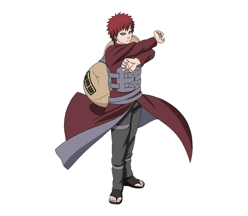 Gaara Png Image (purple, gray, silver, white)