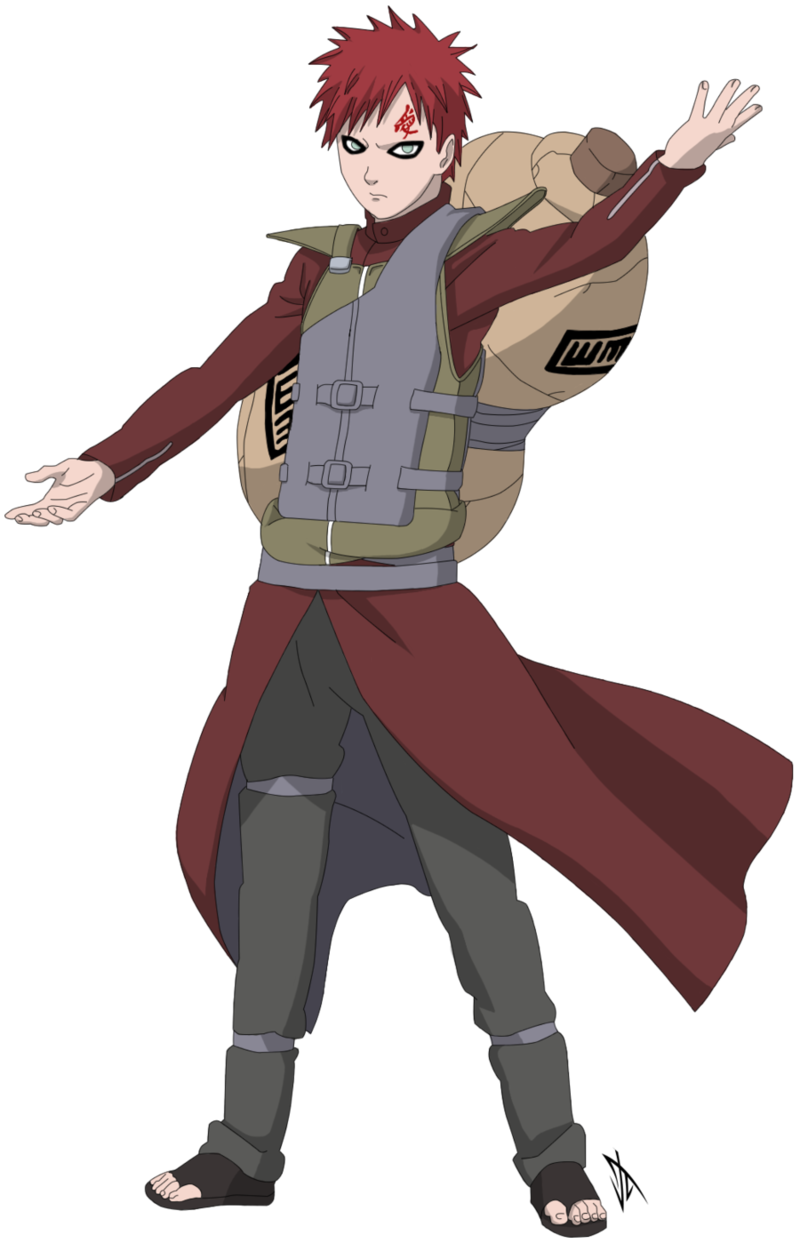 Gaara Png Photo (indigo, black, maroon, gray)