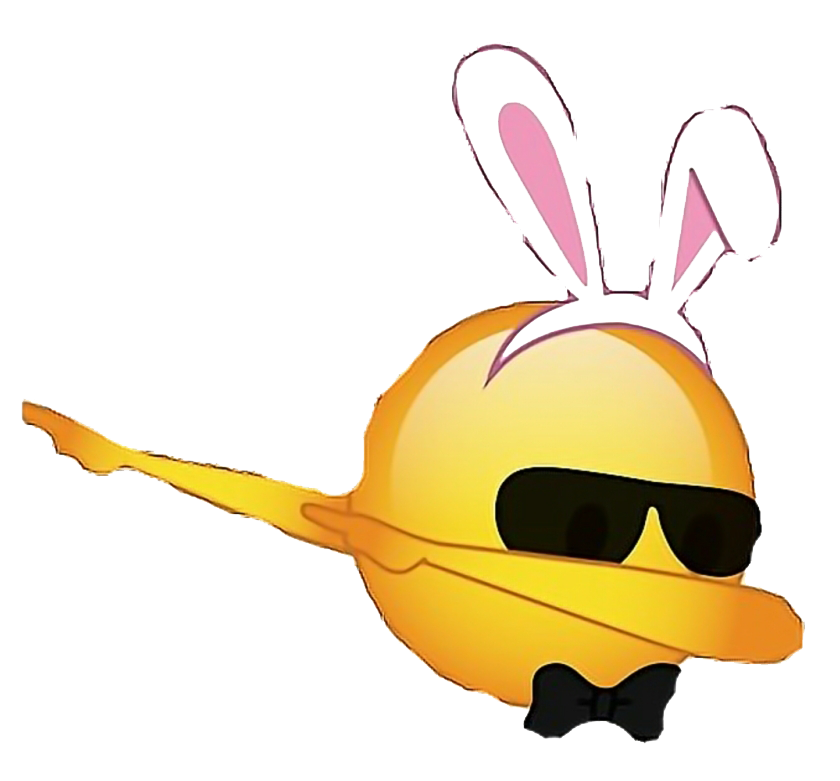 Dab Emoji Png File (black, white, pink)