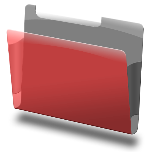 Labeled Red Folder Free Nobackground Png Icon Download (maroon, black)