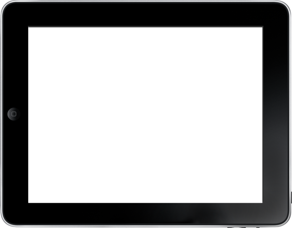 Tablet Computer Png Isolated Transparent Picture (black)