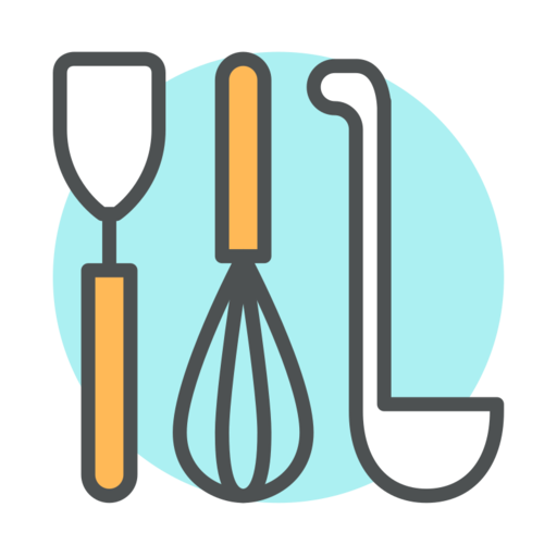 Tableware Free Transparent Png Icon Download (salmon, black, white, mint, gray)