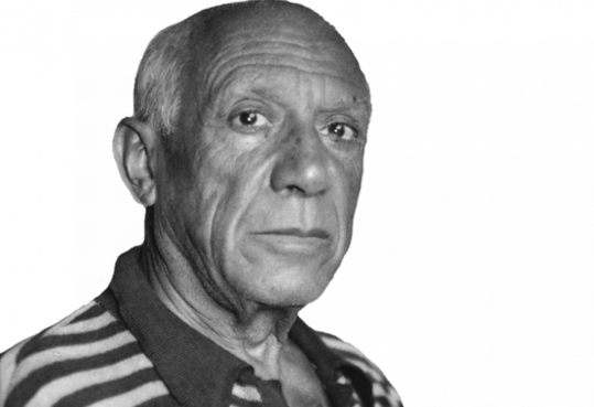 Pablo Picasso Png Image (indigo, silver, black, gray)