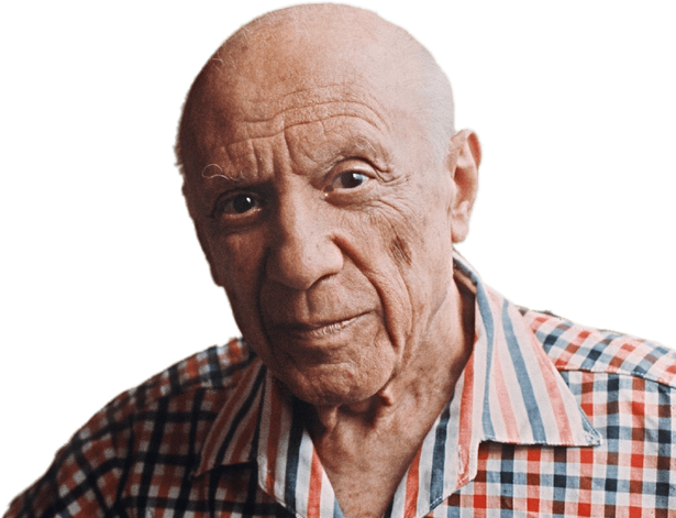 Pablo Picasso Png Pic (maroon, silver, black)