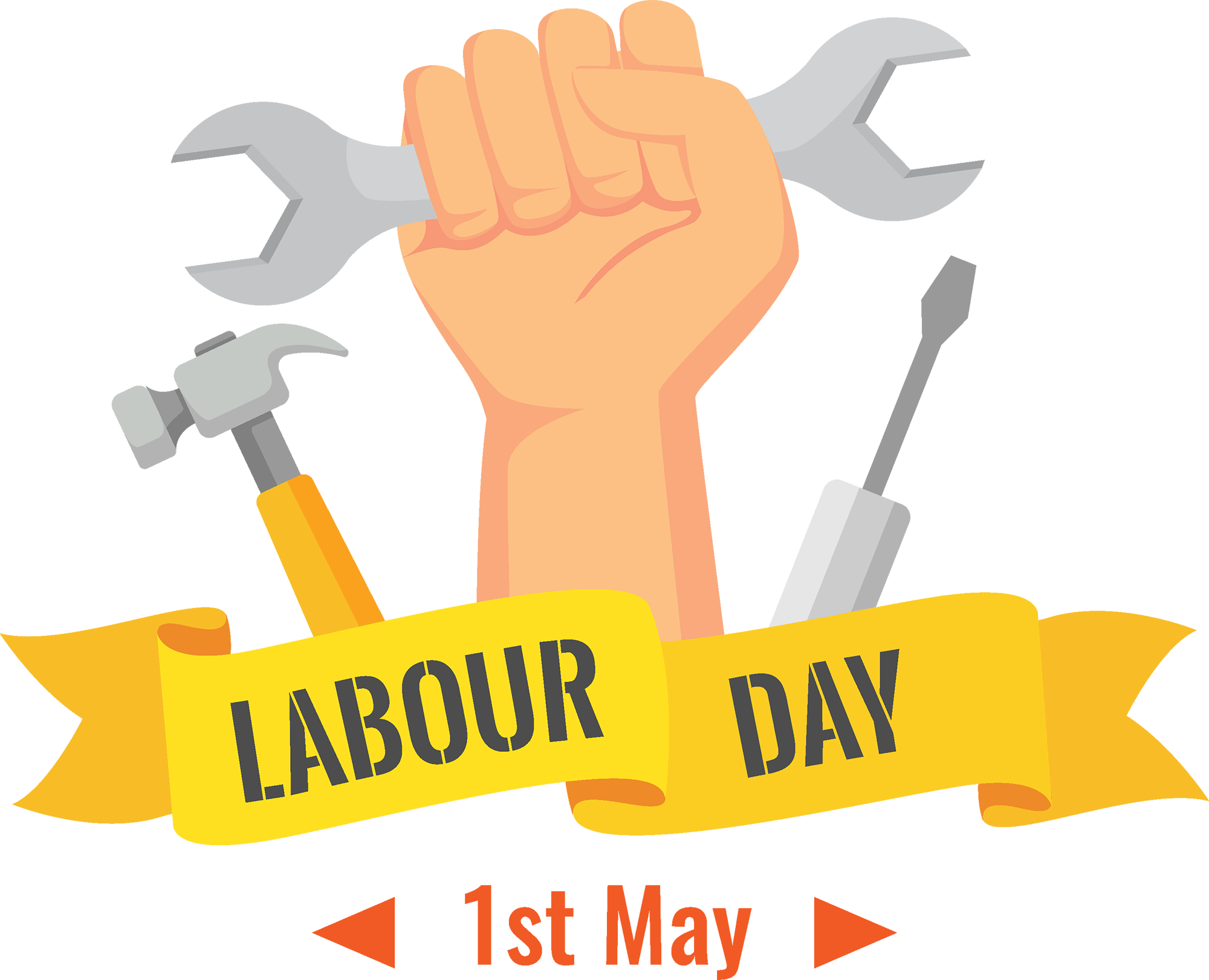 Labor Day Png Hd Image (gold, orange, black, silver, salmon)