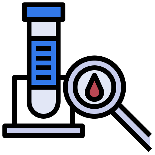 Laboratory Blood Test Tube Medical Sample Icon Free Png Icon Download (teal, silver, lavender, black)