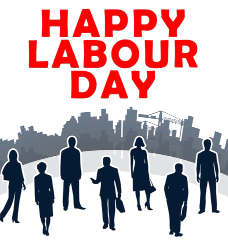 Labour Day Png Clipart (white, red, black)