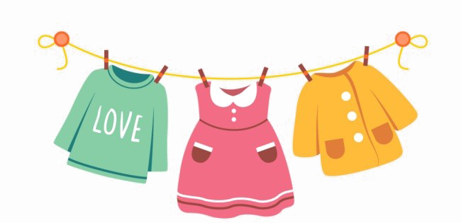 Baby Clothes Png Transparent Image (white, salmon, orange, silver)