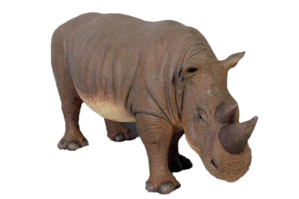 Baby Rhino Png Image (indigo, white, black, lavender, gray)