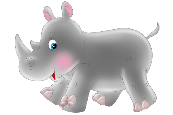 Baby Rhino Png Isolated File (black, gray, silver)