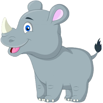 Baby Rhino Png Isolated Hd (black, gray, silver)