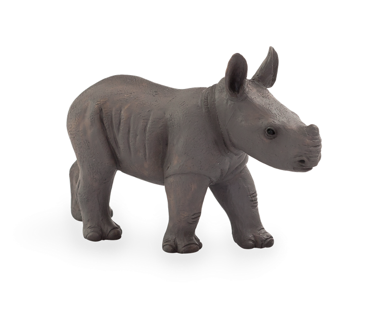 Baby Rhino Png Isolated Pic (white, lavender, black, silver)