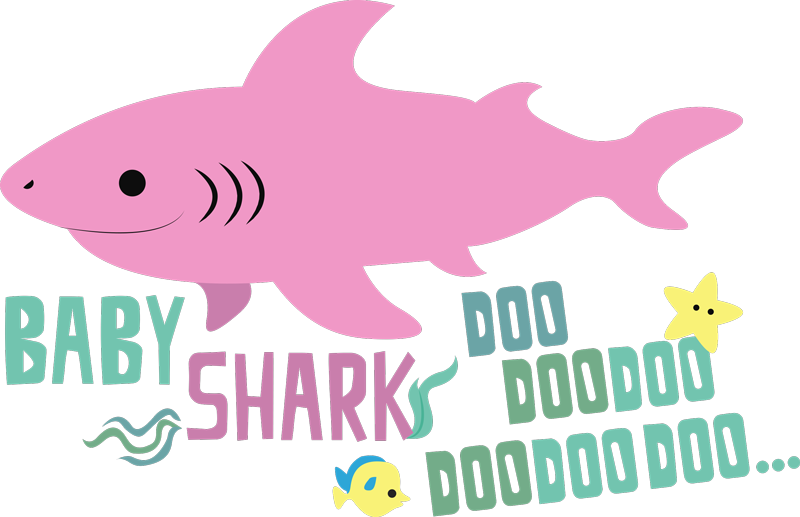 Baby Shark Png Isolated Picture (black, plum)