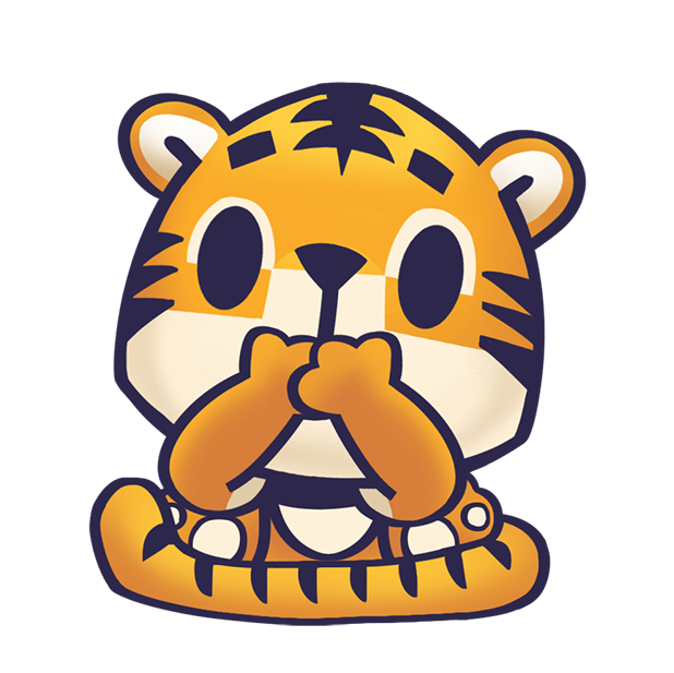 Baby Tiger Transparent Png (indigo, white, silver, beige, chocolate)