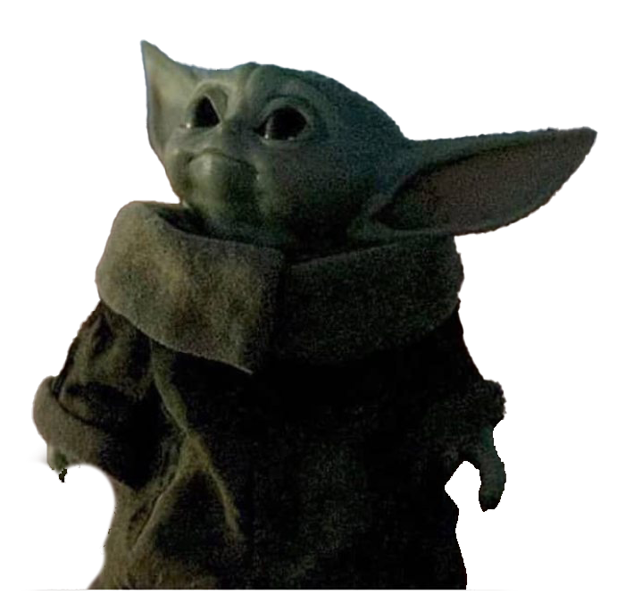 Baby Yoda Png Photos (white, black)