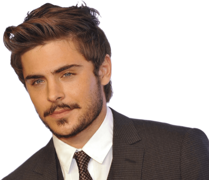 Zac Efron Png Pic (black, indigo)