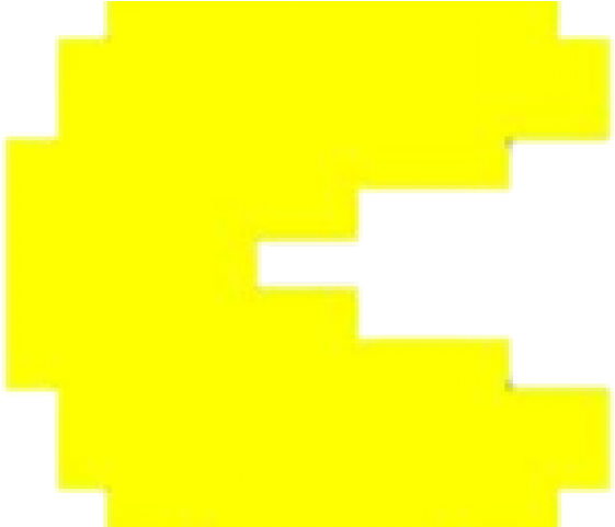 Pac Man Png Image (yellow, black, gold)