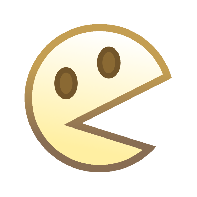 Pac Man Png Transparent (beige, gray, olive, black, salmon)