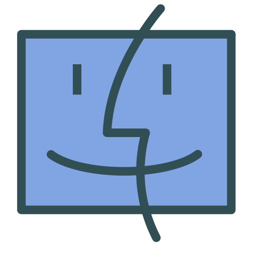 Mac Os Finder Face Avatar Icon Free Png Icon Download (teal, silver, gray, black)