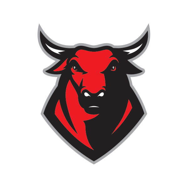 Face Bull Vector Png Clipart (black, red)