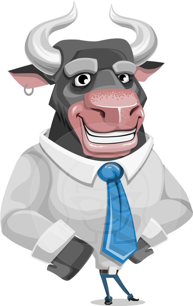 Face Bull Vector Png Image (black, silver, lavender)