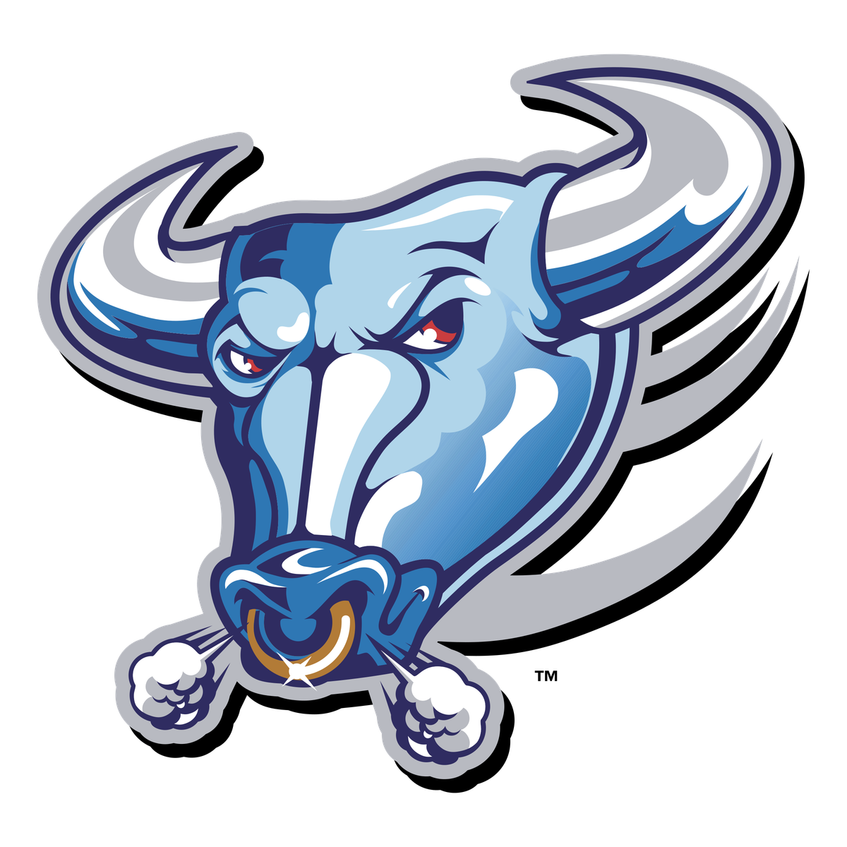 Face Bull Vector Transparent Png (black, white, silver)