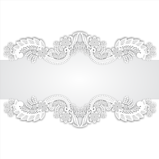 Lace Frame Png Picture (white, lavender)