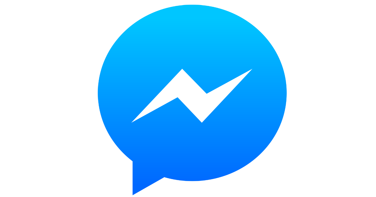 Facebook Messenger Png Transparent Image (black, greenish blue, white)